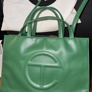 Telfar Green Shopping Bag